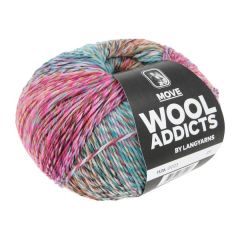 Wooladdicts MOVE 4ply by Lang Yarns (20) Blauw / Groen / Oranje / Roze                   
                            