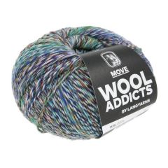 Wooladdicts MOVE 4ply by Lang Yarns (20) Blauw / Groen / Oranje / Roze                   
                            