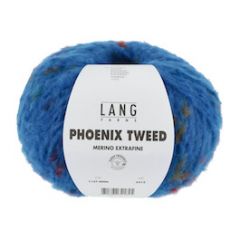 Lang Yarns PHOENIX TWEED (88) Petrol bij de Breiboerderij                            