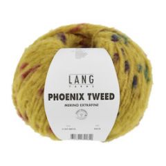 Lang Yarns PHOENIX TWEED (62) Rood bij de Breiboerderij                             