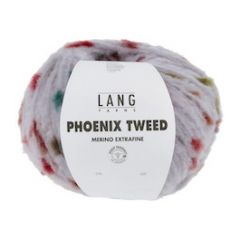 Lang Yarns PHOENIX TWEED (62) Rood bij de Breiboerderij                             