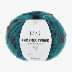 Lang Yarns PHOENIX TWEED (88) Petrol bij de Breiboerderij                            