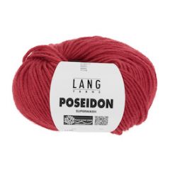 Lang Yarns Poseidon (60) Rood bij de Breiboerderij                            