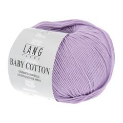 Lang Yarns Baby Cotton (07)Violet bij de Breiboerderij                            