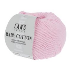 Lang Yarns Baby Cotton (09) Lichtroze bij de Breiboerderij