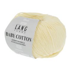 Lang Yarns Baby Cotton  (13) Licht Geel bij de Breiboerderij