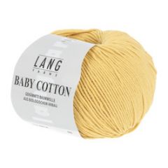 Lang Yarns Baby Cotton (14) Geel bij de Breiboerderij                            