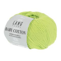 Lang Yarns Baby Cotton (16) Fel Groen bij de Breiboerderij