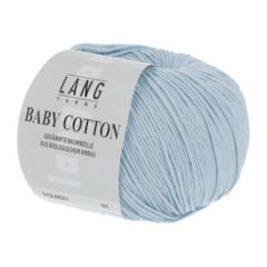 Lang Yarns Baby Cotton (21) Licht Hemels Blauw bij de Breiboerderij