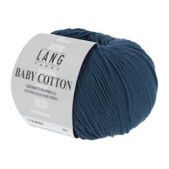 Lang Yarns Baby Cotton 35 Marine bij de Breiboerderij                            