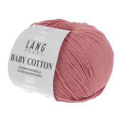  Lang Yarns Baby Cotton (48) Donker Zalm bij de Breiboerderij                       