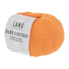 Lang Yarns Baby Cotton  (75) Zacht Oranje bij de Breiboerderij