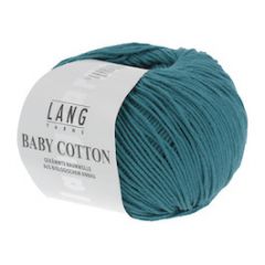 Lang Yarns Baby Cotton (88) Petrol bij de Breiboerderij