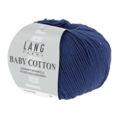 Lang Yarns Baby Cotton (106) Kobalt bij de Breiboerderij