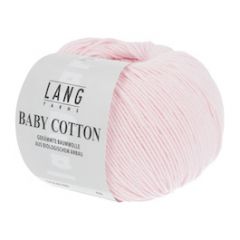Lang Yarns Baby Cotton (109) Zeer lichtroze bij de Breiboerderij                            