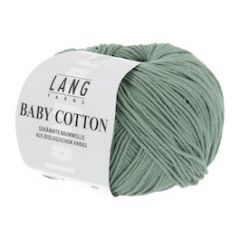 Lang Yarns Baby Cotton (118) Bleek Groen bij de Breiboerderij