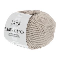 Lang Yarns Baby Cotton (126) Licht Beige bij de Breiboerderij                            