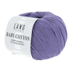 Lang Yarns Baby Cotton (246) Paars bij de Breiboerderij