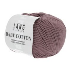 Lang Yarns Baby Cotton (248) Oudpaars bij de Breiboerderij
                                                        