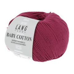 Lang Yarns Baby Cotton (266) Raspberry bij de Breiboerderij