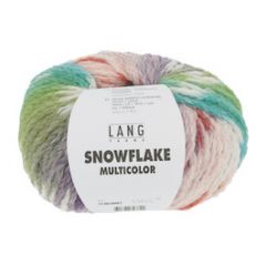 Lang Yarns Snowflake Color (01) Paars / Groen / Aqua / Roze bij de Breiboerderij                             
                            