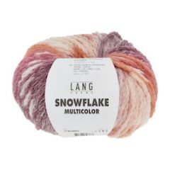 Lang Yarns Snowflake Color (02) Paars / Zalm bij de Breiboerderij                             