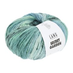 Lang Yarns SECRET GARDEN (08) Blauw/Groen bij de Breiboerderij                            