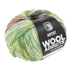 Wooladdicts by Lang Yarns ARTSY (12) Groen / Geel / Pink / Petrol
                          
                            