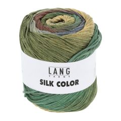 Lang Yarns SILK COLOR (06) Paars / Groen / Turkoois bij de Breiboerderij                            