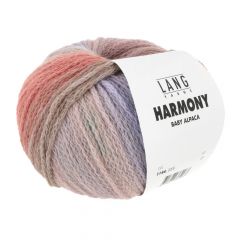 Lang Yarns Harmony (08) Zalm / Bruin / Groen / Lila