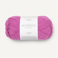 Sandnes Garn Alpakka (4628) Magenta bij de Breiboerderij                            