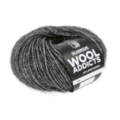 Wooladdicts by Lang Yarns GLAMOUR (04) Zwart bij de Breiboerderij                            