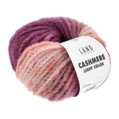 Lang Yarns Cashmere Light Color (03)  Grijs / Roze / Zalm
