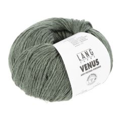   Lang Yarns Venus (98) Vergrijsd Groen bij de Breiboerderij                          