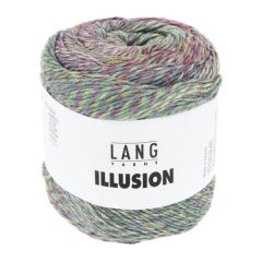 Lang Yarns ILLUSION (07) Olijf / Geel / Bruin / Oranje bij de Breiboerderij                            