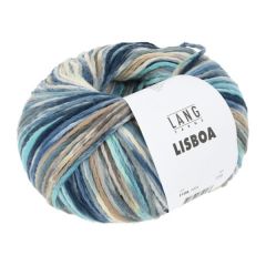 Lang Yarns LISBOA (05) Geel / Olijf / Bruin / Oranje                            