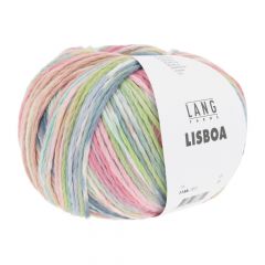 Lang Yarns LISBOA (01) Geel / Lila / Roze / Groen