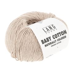 Lang Yarns Baby Cotton Naturally Colored (02) Light Brown                            