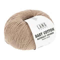  Lang Yarns Baby Cotton Naturally Colored (03) Dark Brown                           
