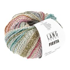 Lang Yarns FIESTA (01) Aqua / Roze / Grijs / Geel                            