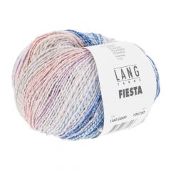 Lang Yarns FIESTA (09) Blauw / Creme / Roze / Beige