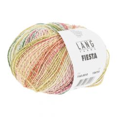 Lang Yarns FIESTA (10) Groen / Roze / Oranje / Beige