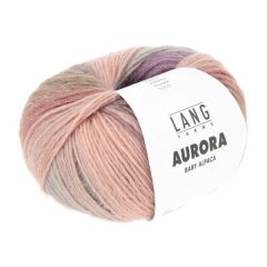 Lang Yarns AURORA (02) Blauw / Bruin / Roze                           
                            