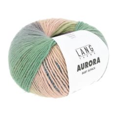 Lang Yarns AURORA (04) Blauw / Groen                            
