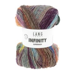  Lang Yarns INFINITY (04) Paars / Grijs bij de Breiboerderij                           