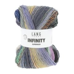  Lang Yarns INFINITY (04) Paars / Grijs bij de Breiboerderij                           