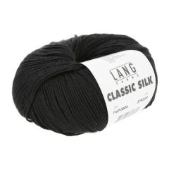 Lang Yarns CLASSIC SILK (04) Zwart bij de Breiboerderij                            