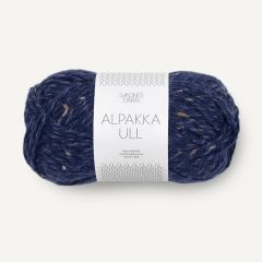 Sandnes Garn Alpakka Ull (5585) Marina Blauw Tweed bij de Breiboerderij                            