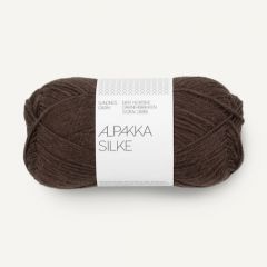 Sandnes Garn Alpakka Silke (3591) Chocolate Plum