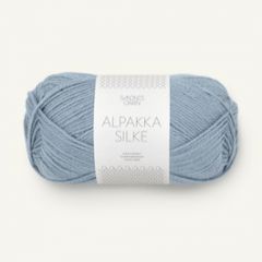 Sandnes Garn Alpakka Silke (6041) Vergrijsd Blauw bij de Breiboerderij